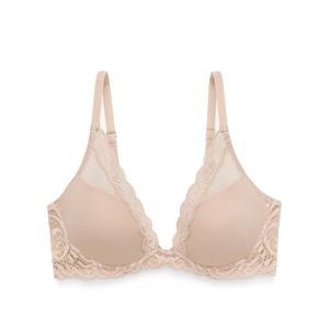 Natori Nude Plunge Feather Bra